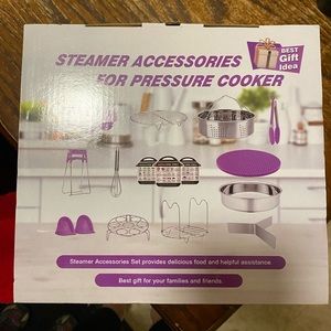 Pressure Cooker Accessories, 17 Pieces 8 / 6qt Instant Air Fryer Crock Pot NEW